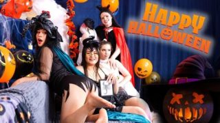 Happy Halloween – Nice Viki, Amelia Ost, Roxy Muroy & Cherry Black